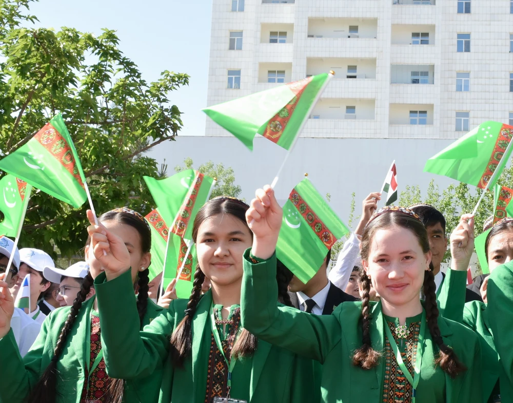 THE 2ND INTERNATIONAL MATHEMATICS OLYMPIAD FOR  SCHOOL STUDENTS STARTED IN ASHGABAT